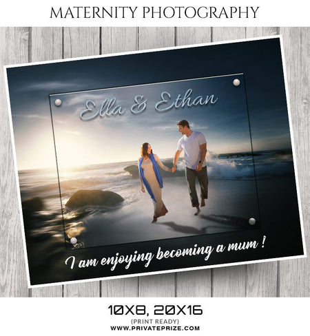 ELLA AND ETHAN - MATERNITY PHOTOGRAPHY - Photography Photoshop Template