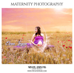 Elena Logan- Maternity Photography Template