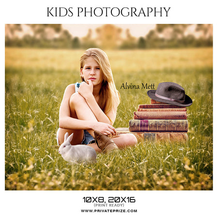 Alvina Mett - Kids Photography Photoshop Templates - Photography Photoshop Template