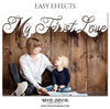 My First Love- Easy Effects - Photography Photoshop Template