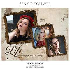Bella luis - Senior Collage Photography Template