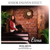 ELENA - SENIOR ENLIVEN EFFECT - Photography Photoshop Template