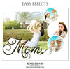 MOTHER'S DAY COLLAGE - EASY EFFECT - Photography Photoshop Template