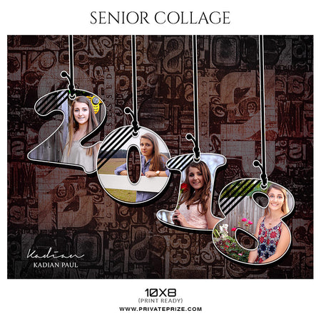 Kadian Paul - Senior Collage Photography Template - Photography Photoshop Template