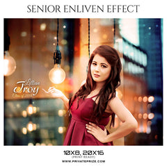 Lillian Troy - Senior Enliven Effect Photography Template