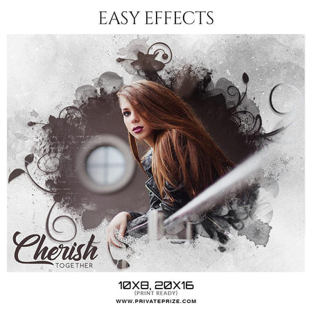 Cherish Together - Valentines Easy Effects Templates - PrivatePrize - Photography Templates