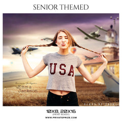 Emma Jackson - Senior Themed Photoshop Template