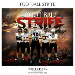 Football Strife Sports Theme Sports Photography Template
