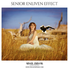 Kacia Luis - Senior Enliven Effect Photoshop Template