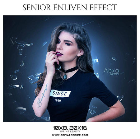 Alexia Jayson - Senior Enliven Effect Photography Template - PrivatePrize - Photography Templates
