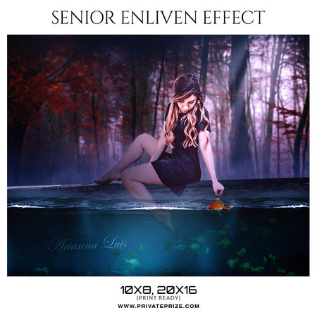 ARIANNA - SENIOR ENLIVEN EFFECT - Photography Photoshop Template