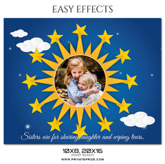 SISTERS - EASY EFFECTS KIDS PHOTOGRAPHY