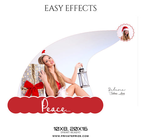 Selena Leon - Christmas Easy Effects - Photography Photoshop Template