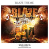 Blaze -  Football Themed Sports Photography Template - PrivatePrize - Photography Templates