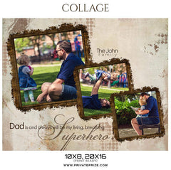 The John Family - Father's Day Photo collage