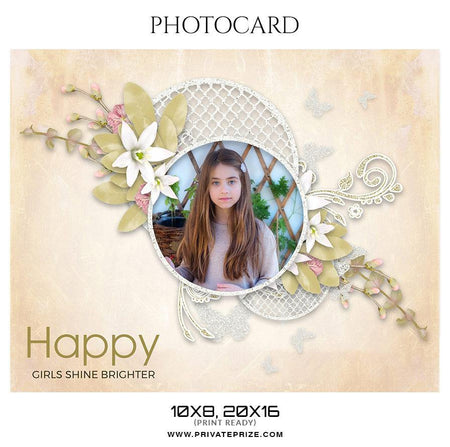 Kids - Photo card - PrivatePrize - Photography Templates