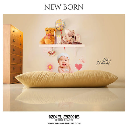 Aldora Thomas New Born Photography Photoshop templates - Photography Photoshop Template