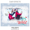 The Jose family - Christmas Easy Effects - Photography Photoshop Template