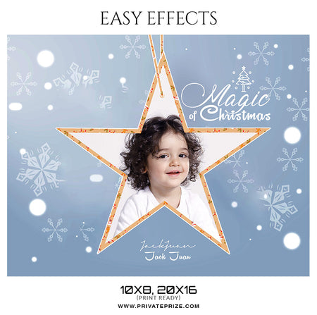 Jack Juan - Christmas Easy Effects - Photography Photoshop Template