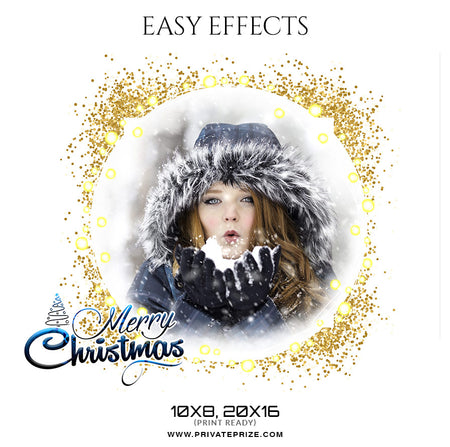 Christmas - Easy Effects - Photography Photoshop Template