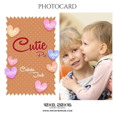 Calista And Jack - Valentine's Photo Card Templates - PrivatePrize - Photography Templates