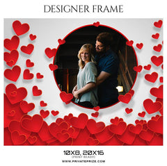 Couples Valentine's  - Designer Frame Templates
