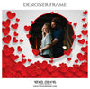 Couples Valentine's  - Designer Frame Templates - PrivatePrize - Photography Templates