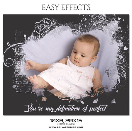 YOU'R MY DEFINATION - EASY EFFECTS KIDS PHOTOGRAPHY - Photography Photoshop Template