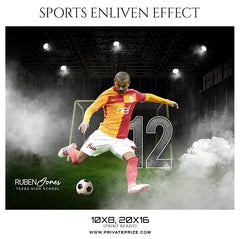 Ruben Jones - Soccer Sports Enliven Effect Photography Template