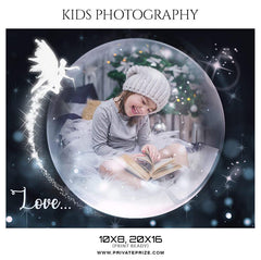 Love - Kids Photography Photoshop Template