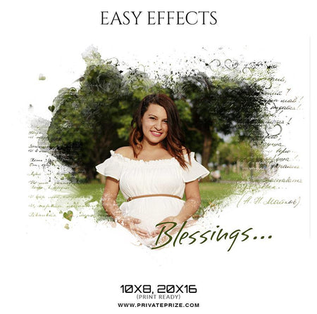Blessings - Easy Effects - PrivatePrize - Photography Templates