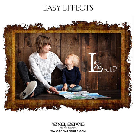 Love You - Easy Effect - PrivatePrize - Photography Templates