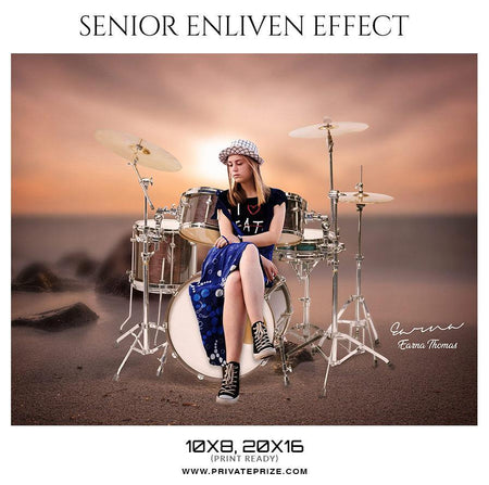 Earna Thomas  - Senior Enliven Effect Photography Template - PrivatePrize - Photography Templates