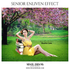 Sandra Leon - Senior Enliven Effect Photoshop Template