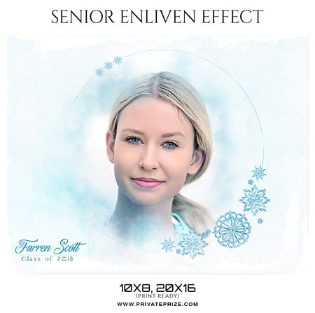 Farren Scott  - Senior Enliven Effect Photography Template - Photography Photoshop Template