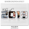 CLASS OF 2018 - SENIOR ENLIVEN EFFECT - Photography Photoshop Template