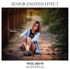 Edrea Roy  - Senior Enliven Effect Photoshop Template
