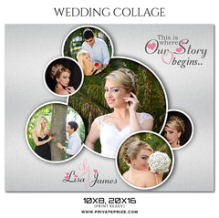 LISA AND JAMES - WEDDING COLLAGE