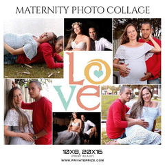 Love Maternity - Photo Collage Template