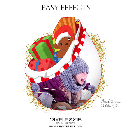 Melissa Jon - Christmas Easy Effects - Photography Photoshop Template