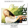BE YOUR OWN - SENIOR ENLIVEN EFFECT - Photography Photoshop Template