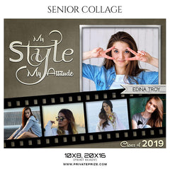 Edina Troy - Senior Collage Photography Template