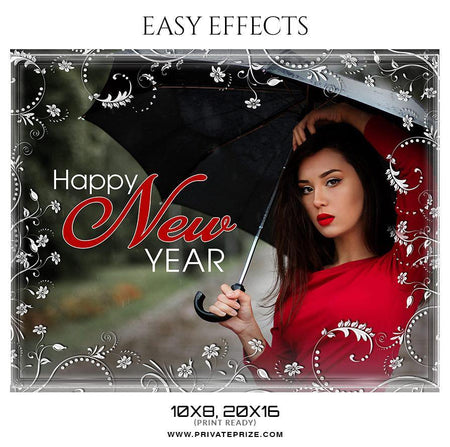 New Year - Easy Effects - PrivatePrize - Photography Templates
