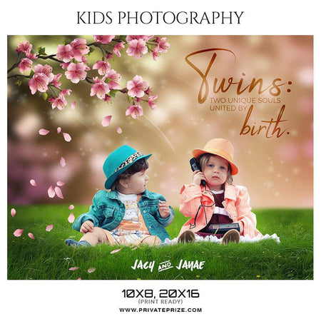 Jacy & Janae - Kids Photography Photoshop Templates - PrivatePrize - Photography Templates