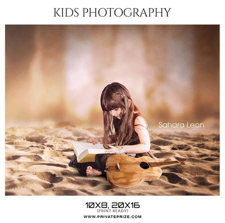 Sahara Leon - Kids Photography Photoshop Templates - PrivatePrize - Photography Templates
