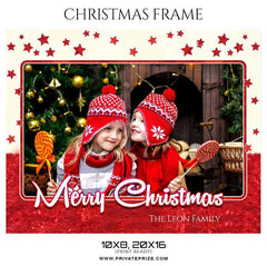 The Leon Family - Christmas Frame