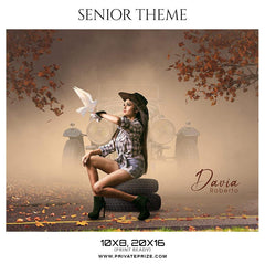Davia Roberto - Senior Themed Photoshop Photography Template