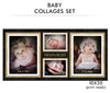 Baby Collage Set - July Baby - Photography Photoshop Template