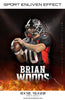 Brian Woods  - Football Themed Sports Photography Template - Photography Photoshop Template