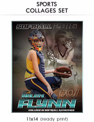 Flynn - Sports Collage Photoshop Template